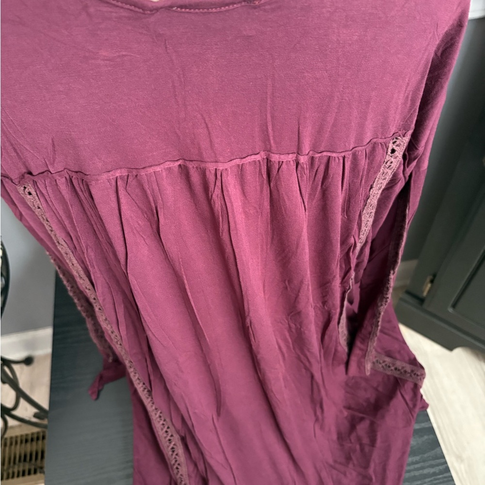 Pol boho solid top small - image 2